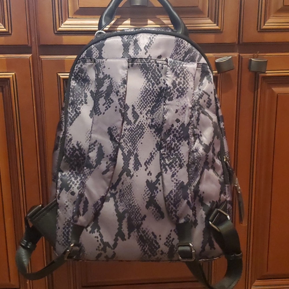 Sol and Selene Black Snake print Cloud Nine backpa - Picture 2 of 6